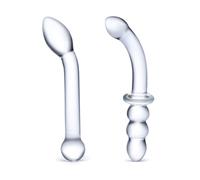 Coffret 2 Double Dong G-Spot Pleasure Transparent
