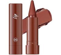Coffret 2 en 1 crayon à lèvres et rouge à lèvres, rouge à lèvres nude velouté, waterproof, anti-bavures, haute pigmentation et anti-traces