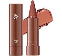 Coffret 2 en 1 crayon à lèvres et rouge à lèvres, rouge à lèvres nude velouté, waterproof, anti-bavures, haute pigmentation et anti-traces