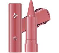 Coffret 2 en 1 crayon à lèvres et rouge à lèvres, rouge à lèvres nude velouté, waterproof, anti-bavures, haute pigmentation et anti-traces