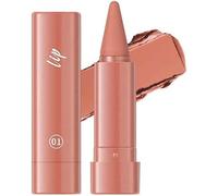 Coffret 2 en 1 crayon à lèvres et rouge à lèvres, rouge à lèvres nude velouté, waterproof, anti-bavures, haute pigmentation et anti-traces