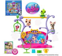 Hasbro Littlest Pet Shop - Coffret Pets Got Talent - 2 animaux, décor et accessoires - 4 ans+