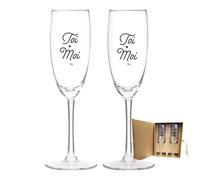 Coffret 2 flûtes - Toi et moi