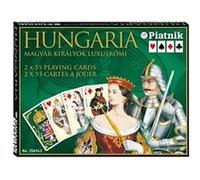 Coffret 2 Jeux de 55 cartes HONGARIA PIATNIK Multicolore Multicolore G