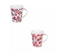 Coffret 2 mug porcelaine Rosalia 39cl