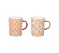 Coffret de 2 mugs Rangoli 25 cl Table passion