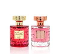 Coffret 2 Parfums - Eau de Parfum Zahra Arabia & Faris Al Arabia - 2x100ml - Femme - Parfum Oriental de Dubaï - Longue Durée - Idée Cadeau EDP Frais