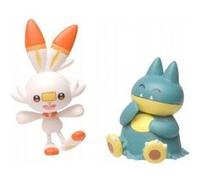 Coffret 2 pokemon goinfrex et flambino - figurine de combat - pokemon blanc et vert - jouet garcon
