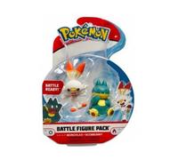 Coffret 2 Pokemon Goinfrex Et Flambino - Figurine De Combat - Pokemon Blanc Et Vert - Jouet Garcon