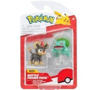 Coffret 2 pokemon helionceau + bulbizarre - figurine de combat - pokemon rose et bleu - jouet garcon
