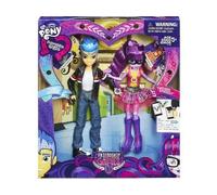 Coffret 2 poupees : Flash Sentry + Twilight Sparkle - Friendship Games - pour My Little Pony Equestria Girls + Carte Tigre