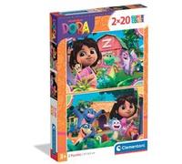 CLEMENTONI, PZL 2X20 Dora The Explorer, 3 Years, 24827