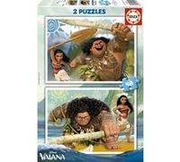 Coffret 2 puzzles 48 pieces vaiana et maui - enfant - disney - educa G