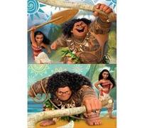 Coffret 2 puzzles 48 pieces vaiana et maui - enfant - disney - educa G