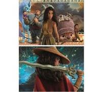 Coffret 2 Puzzles En Bois Enfant : 50 Pieces - Raya Et Le Dernier Dragon - Tuk Et Sisu - Collection Princesse Disney