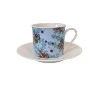 Allen Designs - Ensemble de 2 tasses à fleurs dans une boîte cadeau reutilisatable