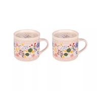 Coffret 2 tisanières porcelaine 40cl Celeste