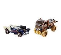 Coffret 2 véhicules Hot Wheels : Star Wars : Chewbacca et Han Solo Mattel G