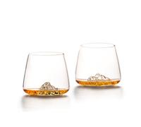 Coffret 2 verres à whisky topographiques