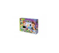 Coffret Slime Enfant 20 Slimes à Créer - Glow, Galaxy, Métallique, Cotton - Kit DIY avec Gobelets Pré-dosés, Outils, Tapis Silicone & Notice Illustrée - Activité Créative dès 6 Ans