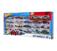 Coffret 20 véhicules Hot Wheels petites voitures échelle 1:64 (H7045)