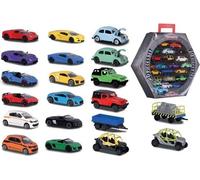 Coffret 20 véhicules Majorette - Collections Street Car, SOS, Racing - Multicolore - Intérieur - MAJO SET 20PCS
