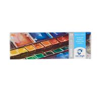 Coffret 24 godets peinture aquarelle Van Gogh Royal Talens boîte en métal