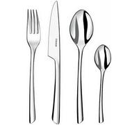 COUZON - Ménagère 24 couverts de table en coffret pour 6 personnes - J'aiGoûté - Acier inoxydable 18/10, Finition Miroir, Epaisseur 4 mm - Inox