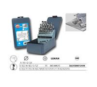 Coffret 25 Forets Metal Hss Diam1 à 13mm Leman