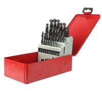 Coffret 25 forets métaux - DIAGER - HSS standard angle 118° Diam.1 à 13 mm par 0,5 mm