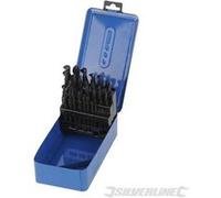 Coffret 25 mèches acier rapide HSS-R Silverline G
