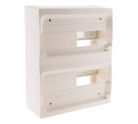 Zenitech Coffret électrique 26 modules 2 rangées + accessoires blanc