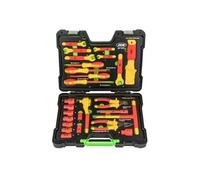 coffret 26 outils isoles 1000 volts gs vde et douilles 3/8 - Jbm G