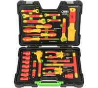 coffret 26 outils isoles 1000 volts gs vde et douilles 3/8 - Jbm G