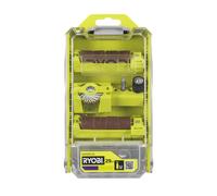 Ryobi Kit polissage 29 pcs RARSPK-29 pour mini-outil – feutres, pâte et brosses