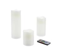 Coffret 3 bougies à leds HOME SWEET LIGHT blanche G