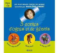 3 contes d'ogres et de géants Gulliver chez les géants, Barbe Bleue, La Fille de l'ogre - Marlène Jobert - Atlas - Coffret - Contes et légendes jeunesse