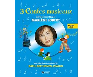 Coffret 3 Contes musicaux n°1: Pour faire aimer Bach, Beethoven, Vivaldi
