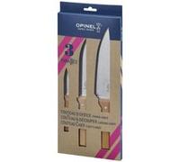 Coffret 3 couteaux cuisine Opintel 001838 Bois clair G