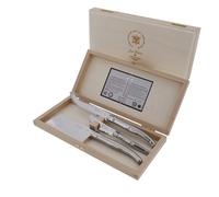 Jean Dubost Ensemble de 3 couteaux a fromage ELYSEE X Jean Dubost Laguiole