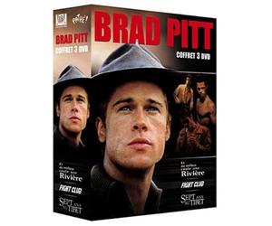 Coffret 3 DVD Brad Pitt : Fight club / Sept ans au tibet / Et au milieu coule une riviere