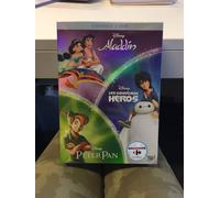 Coffret 3 Dvd Disney (Aladdin, Peter Pan Et Les Nouveaux Heros)