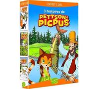 Coffret 3 DVD : Pettson et Picpus en hiver + Pettson et Picpus racontent des histoires + Pettson et Picpus et le lutin de Noêl