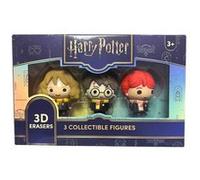 Coffret 3 Figurines 3D Erasers Harry Potter Durabo