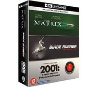 Coffret 3 films – Matrix / Blade Runner / 2001 : L'odyssée de l'espace – Combo Blu-ray + Blu-ray 4K