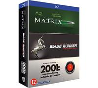 Coffret 3 films – Matrix / Blade Runner / 2001 : L'odyssée de l'espace – Combo Blu-ray + Blu-ray 4K