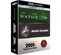 Coffret 3 Films : Matrix Blade Runner 2001, L'odyssée De L'espace [Combo Blu-Ray, Blu-Ray 4K]