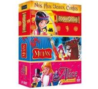 Tripack: Pocahontas + Mulan + Alice Au Pays Des Merveilles