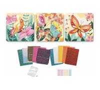 Coffret 3 mosaïques Papillons