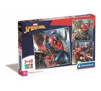 Coffret 3 puzzles 48 pièces Clementoni Marvel Spider Man